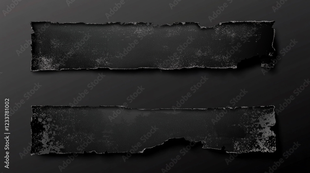 grunge texture abstract background. Abstract grunge dust particle and dust grain texture, Grunge black banner. Template for your modern designs. Brushed grungy painted, black banner. Temple