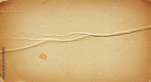 노란색 오래된 엔틱하고 고전적인 옛날 종이 질감 페이퍼 종이가 접혀있는 주름진 낡은 모양의 빈티지 얼룩 잉크 패턴 벽지 질감 바닥 벽