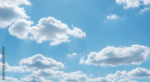 파란색 하늘색 뭉게구름 맑은 날 여름 자연 하늘 작은 구름이 불규칙적으로 떠있는 햇살이 비침