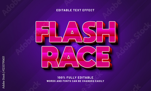 flash race editable text effects with a speed and race theme