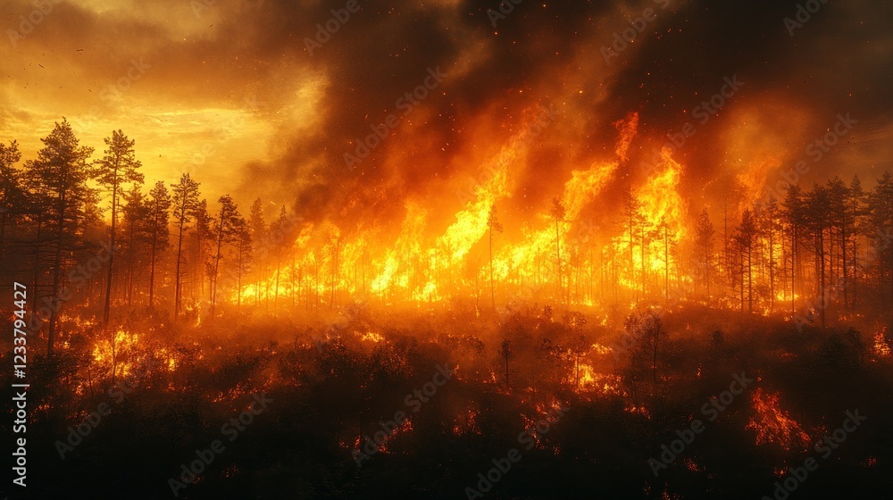 Inferno: A Forest Consumed by Flames Inferno: A Forest Consumed by Flames