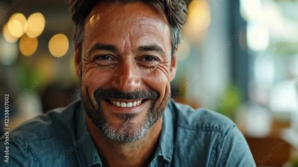 Enjoying a joyful moment in a cozy cafe during late afternoon with friends