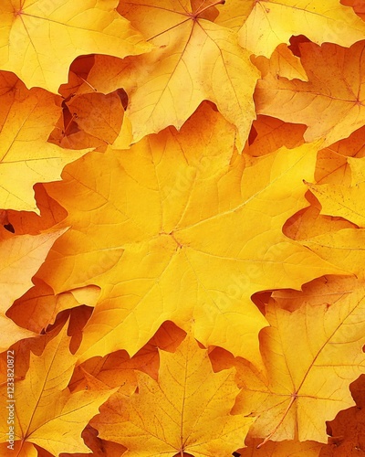 Wallpaper Mural Golden maple leaves create a vibrant autumn background with warm tones and natural texture Torontodigital.ca