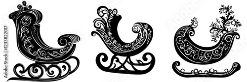 sleigh, sleighs, sledge, sled, sleds, winter transport, winter vehicle, christmas, holiday, festive, new year, xmas, winter, december, snow, snowy, ice, cold, transport, transportation, vehicle, desig