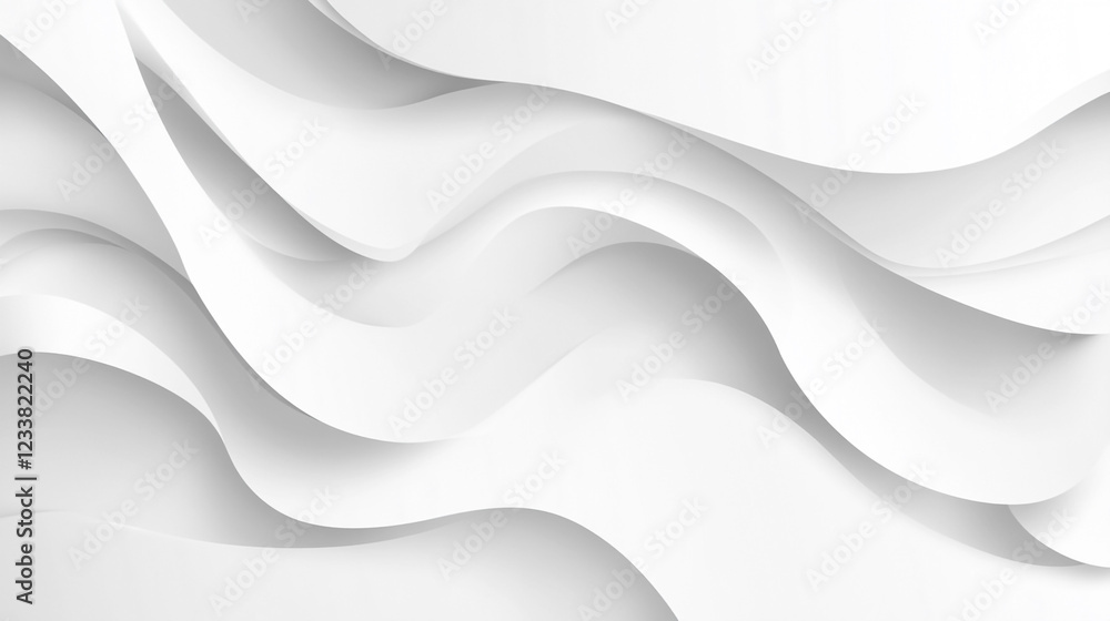 Curved elements, white abstract background, Close up of a white glued paper presenting an abstract background with ample copy space image Curved elements, white abstract background, Close up of a white glued paper presenting an abstract background with ample copy space image