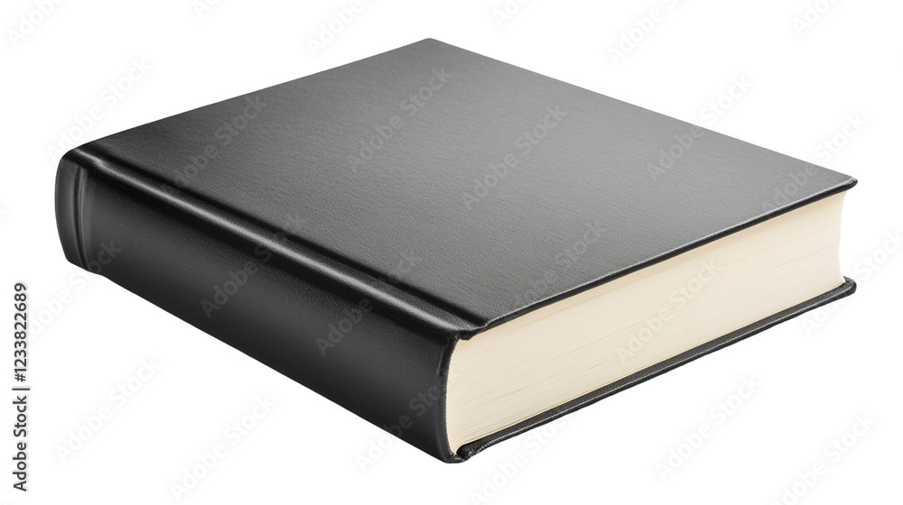 Blank Black book isolated, closed notebook with leather cover, perfect for education, learning, and business purposes, book for mockup desogn or your text Against Transparent Background Blank Black book isolated, closed notebook with leather cover, perfect for education, learning, and business purposes, book for mockup desogn or your text Against Transparent Background