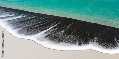 Black Sand Meets the Sea