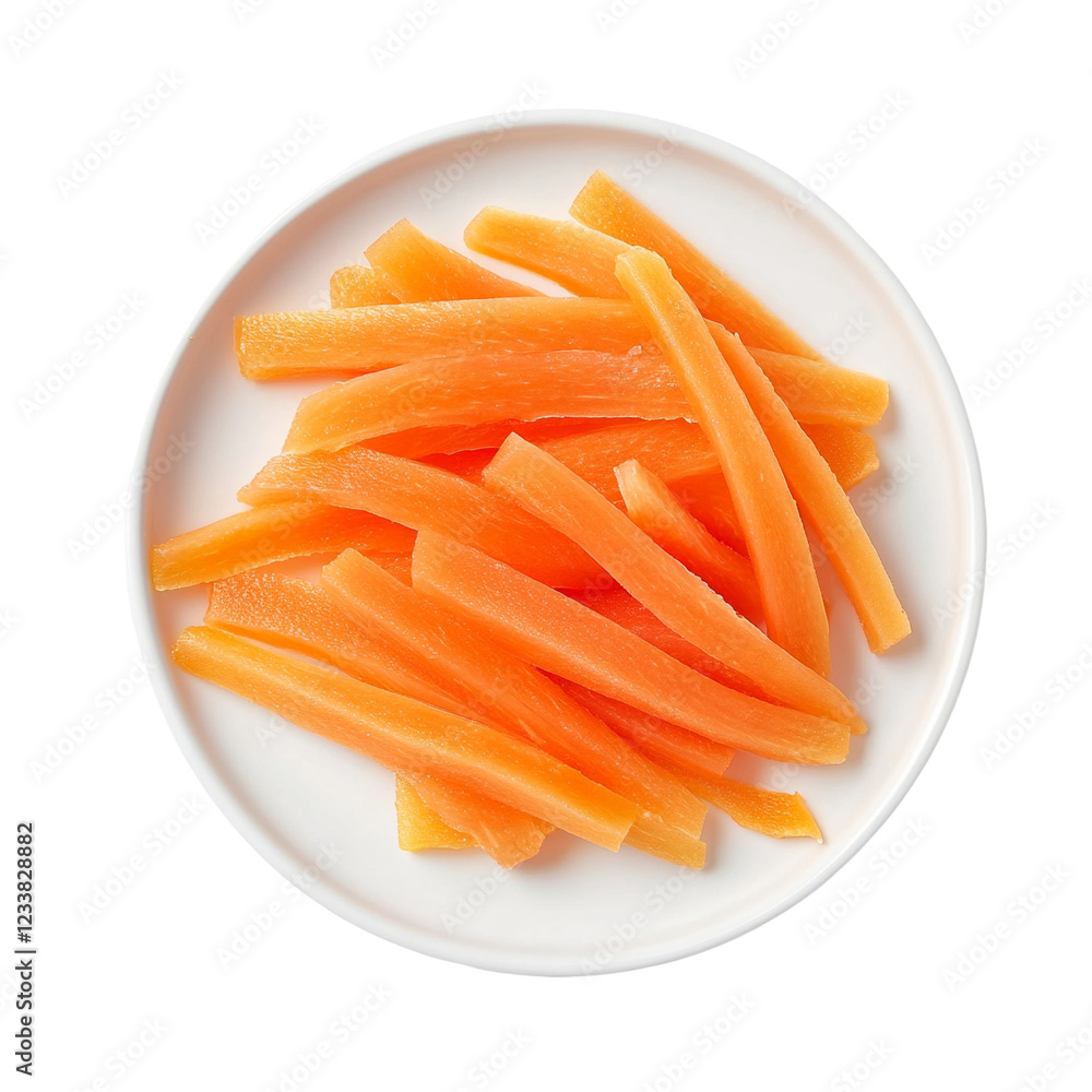 Grated carrots Against Transparent Background, fresh and healthy, perfect for a salad or snack Grated carrots Against Transparent Background, fresh and healthy, perfect for a salad or snack