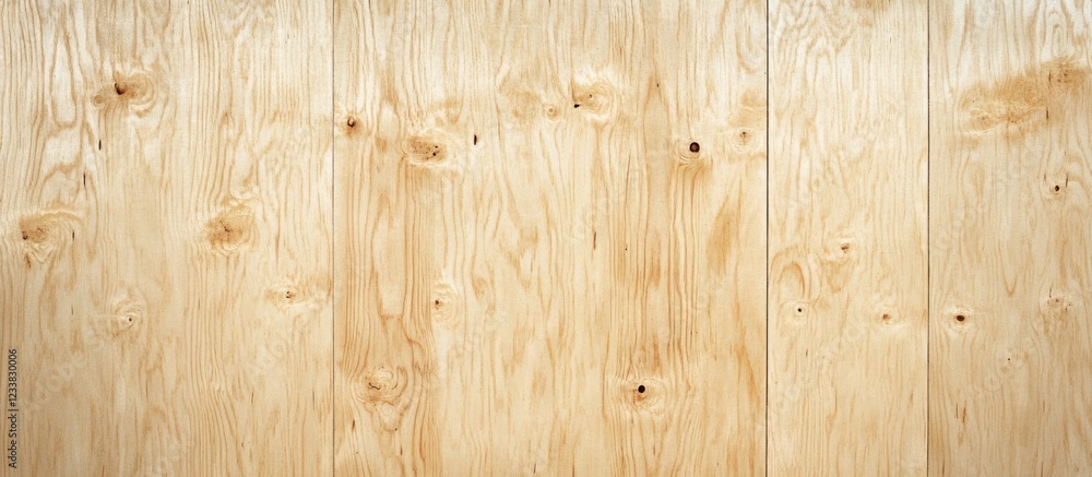 Fototapeta premium Plywood panels with natural wood grain texture and vertical alignment
