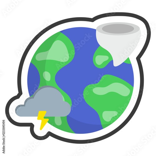 Climate Change Sticker