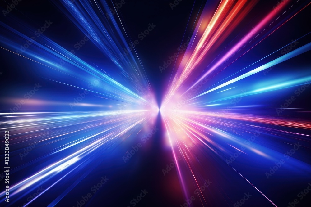 Obraz premium Light streak futuristic background backgrounds abstract speed.