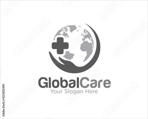 global health care logo designs for medical service and protection