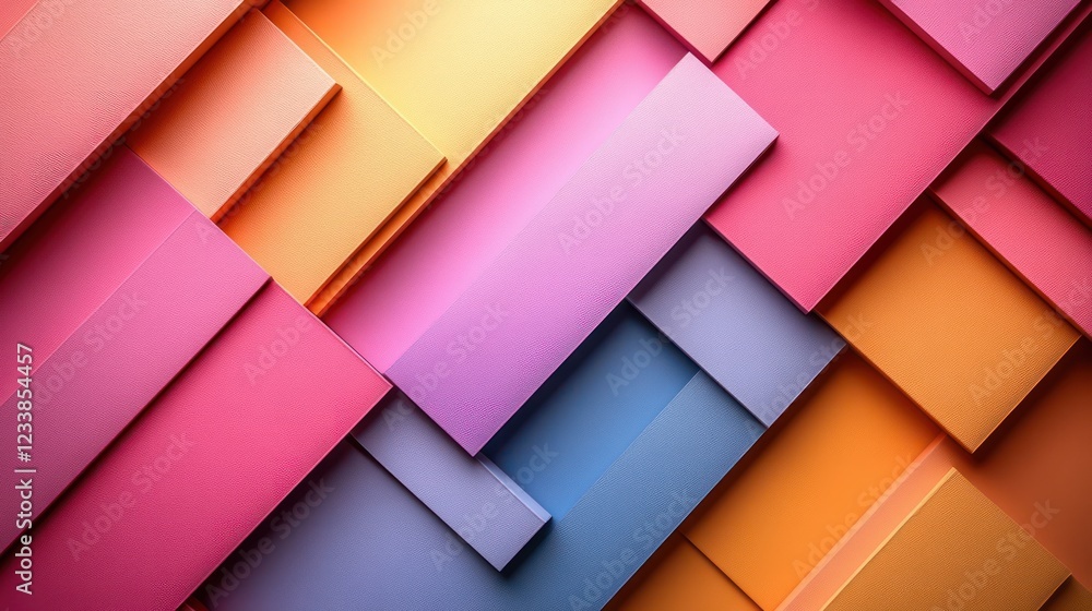 Abstract Colorful Geometric Pattern: A Vibrant Interplay of Shapes and Hues Abstract Colorful Geometric Pattern: A Vibrant Interplay of Shapes and Hues