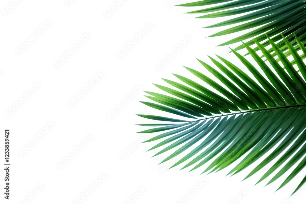 Fototapeta premium Palm leaves backgrounds outdoors nature.