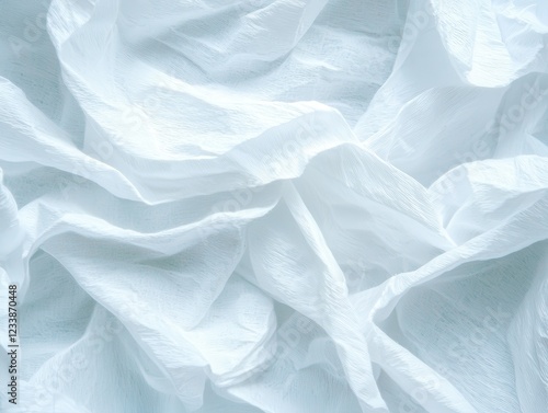 Wallpaper Mural Macro shot of delicate white tissue paper fibers soft glow close-up minimalist light environment abstract concept Torontodigital.ca
