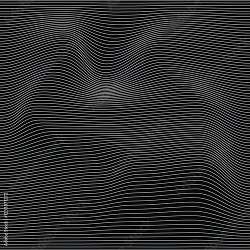 Foto Geometric pattern design suitable for  wall and backdrop