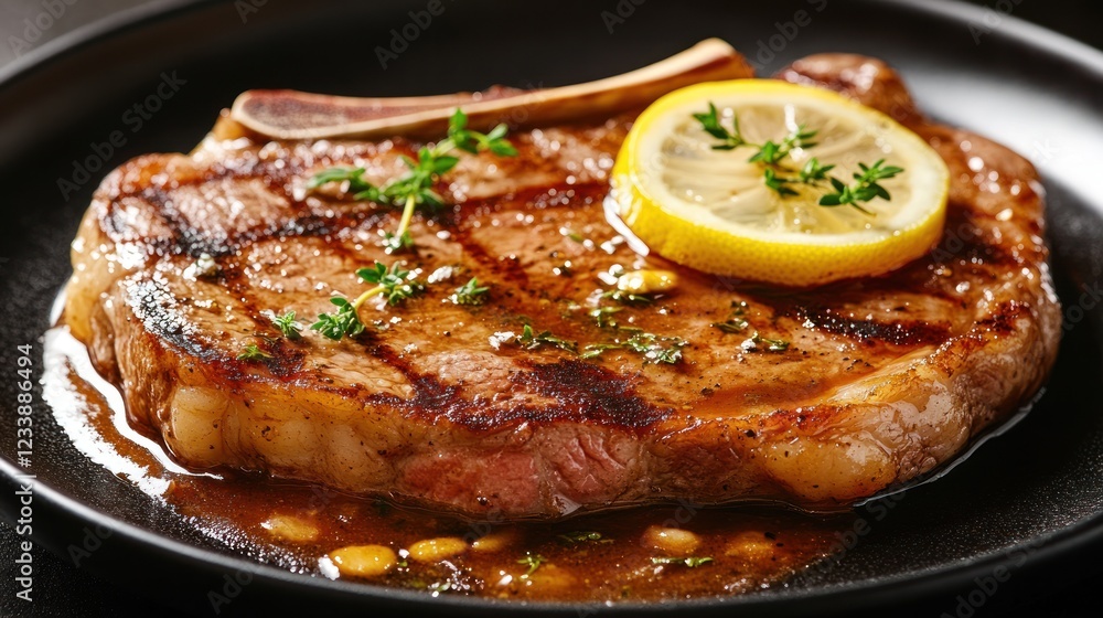 Grilled Steak with Lemon and Thyme Grilled Steak with Lemon and Thyme