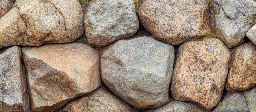 Textured stone wall with various shaped rocks in earthy tones suitable for background use and design projects. Copy Space. Textured stone wall with various shaped rocks in earthy tones suitable for background use and design projects. Copy Space.