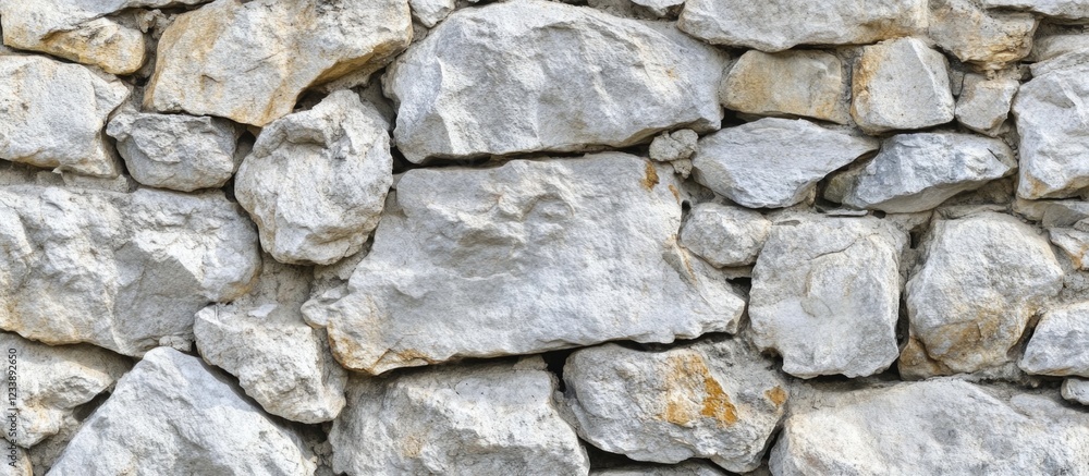 Gray stone wall texture background with various sizes of uneven rocks arranged closely, ideal for architectural design and natural themes Copy Space Gray stone wall texture background with various sizes of uneven rocks arranged closely, ideal for architectural design and natural themes Copy Space