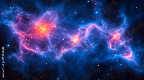 A surreal New Year's Eve fireworks display where the fireworks form into intricate, moving patterns of galaxies and nebulae across the night sky