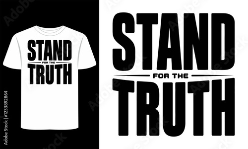 Truth & Protest Statement Tees Vector Graphic Designs