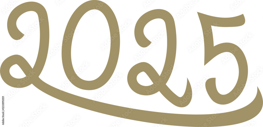 Obraz premium 2025 Lettering