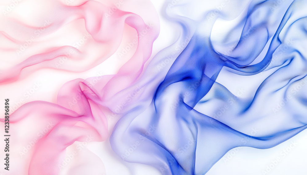 Obraz premium abstract background of blue silk