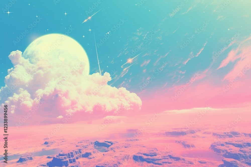 Fototapeta premium A satellite in space background backgrounds astronomy outdoors.