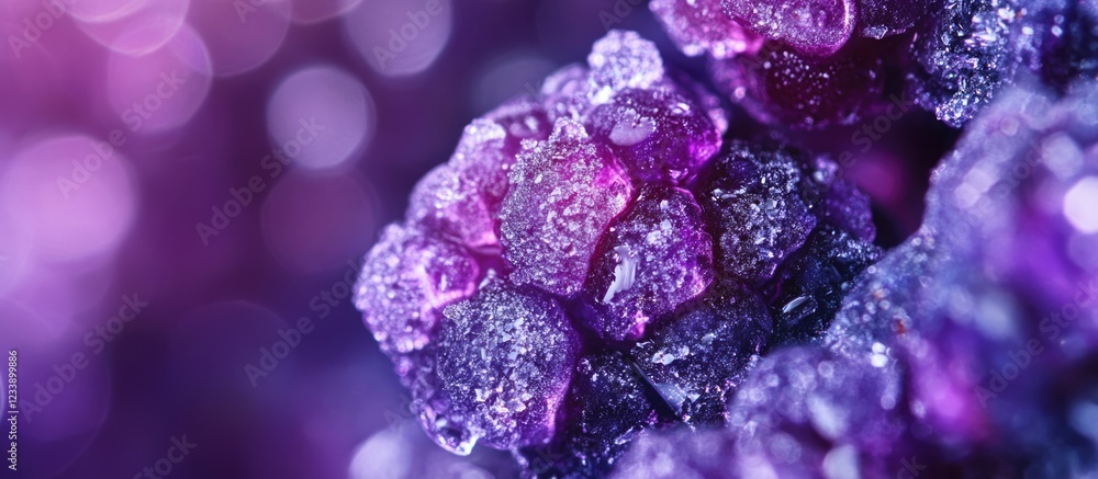 Close-up of shimmering purple amethyst crystals with sparkling facets and bokeh background ideal for texture and jewelry concepts Copy Space Close-up of shimmering purple amethyst crystals with sparkling facets and bokeh background ideal for texture and jewelry concepts Copy Space