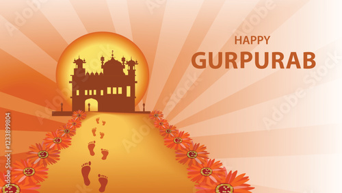 Happy Gurpurab Footsteps to Sikh Temple