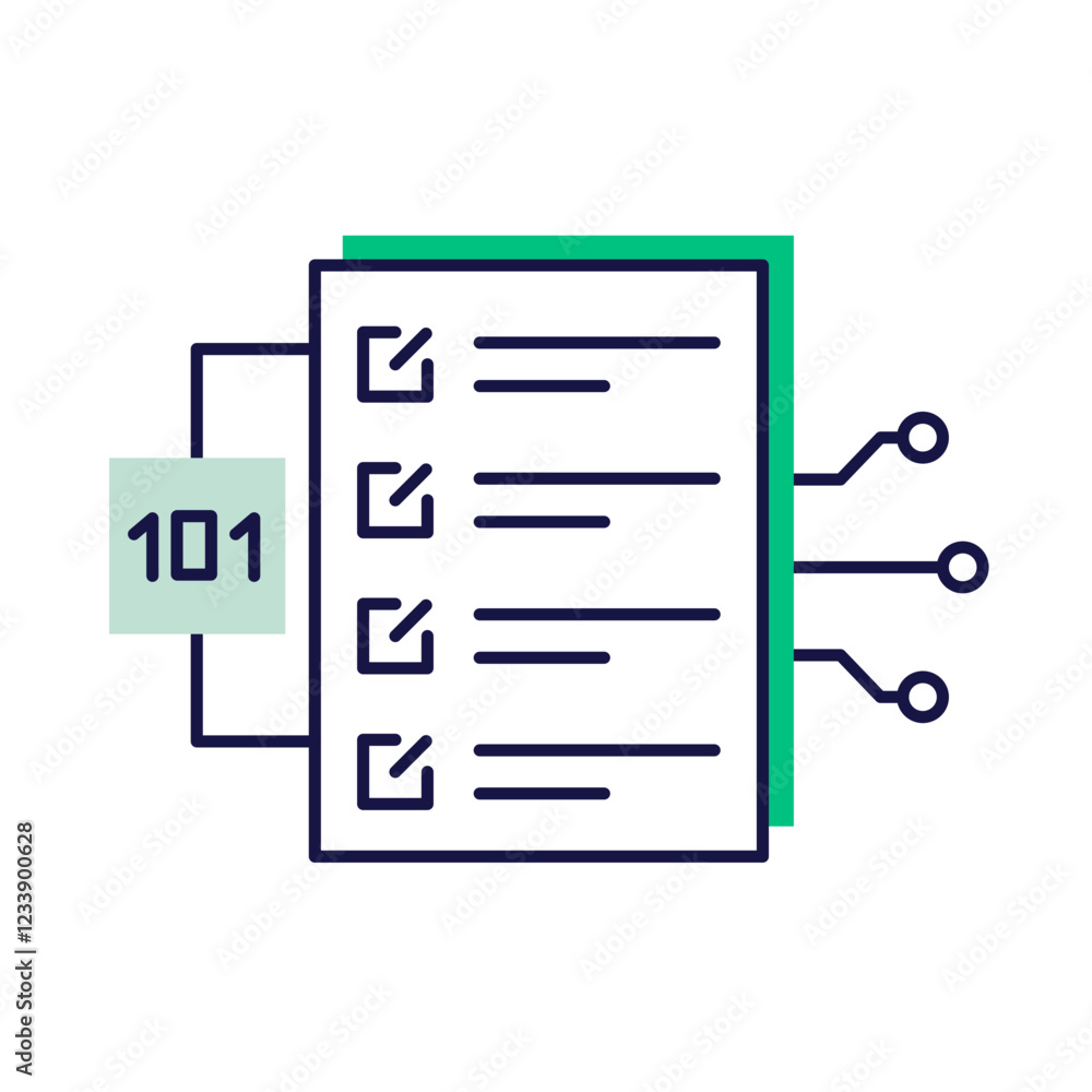 Data Validation – Checklist Icon Representing Accurate Data Handling