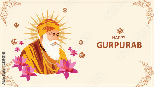 Happy Gurpurab Guru Nanak Dev Ji Blessings