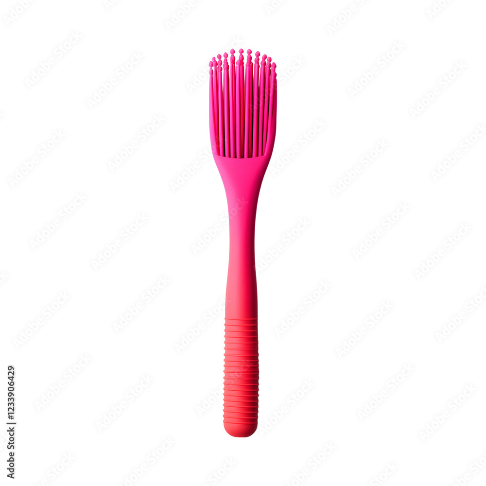 Pink Plastic Fork Isolated on Transparent Background Pink Plastic Fork Isolated on Transparent Background
