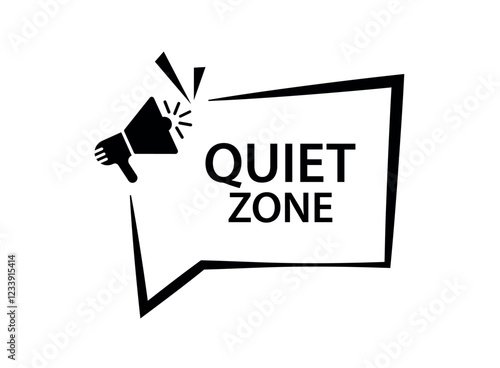 quiet zone text	