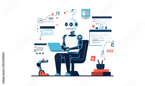 AI Content Generator Robot in Digital Marketing and Social Media Management
