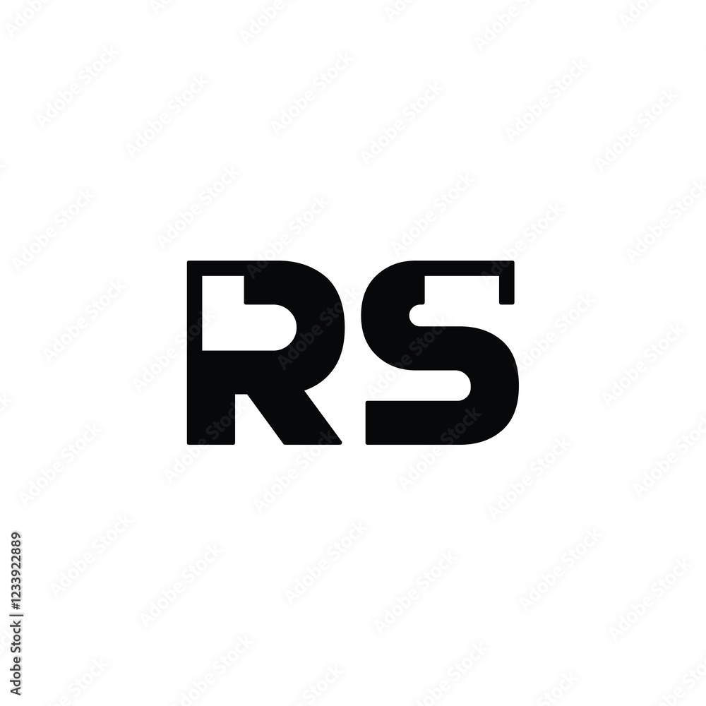 RS monogram logo design letter text name symbol monochrome logotype alphabet character simple logo RS monogram logo design letter text name symbol monochrome logotype alphabet character simple logo