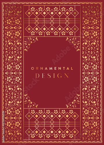 Wedding-Invitation-ornamental-design-pattern