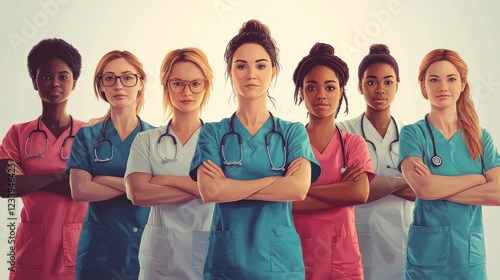 Group Dominator Doctor Bullying Diverse Nurses
