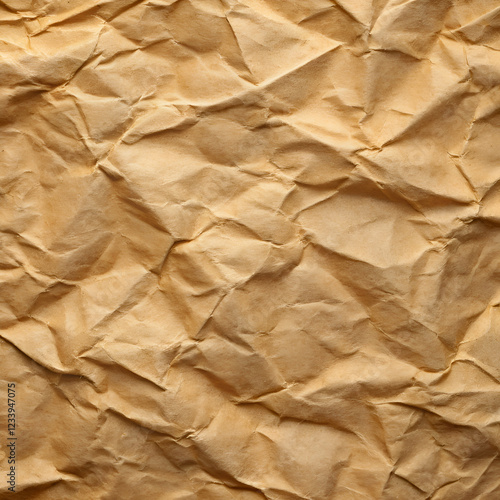 Wallpaper Mural Creative Crinkled kraft paper texture. Design element Torontodigital.ca