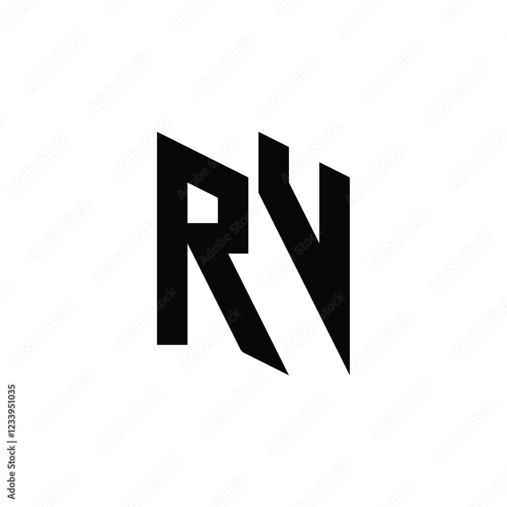 RV monogram logo design letter text name symbol monochrome logotype alphabet character simple logo RV monogram logo design letter text name symbol monochrome logotype alphabet character simple logo