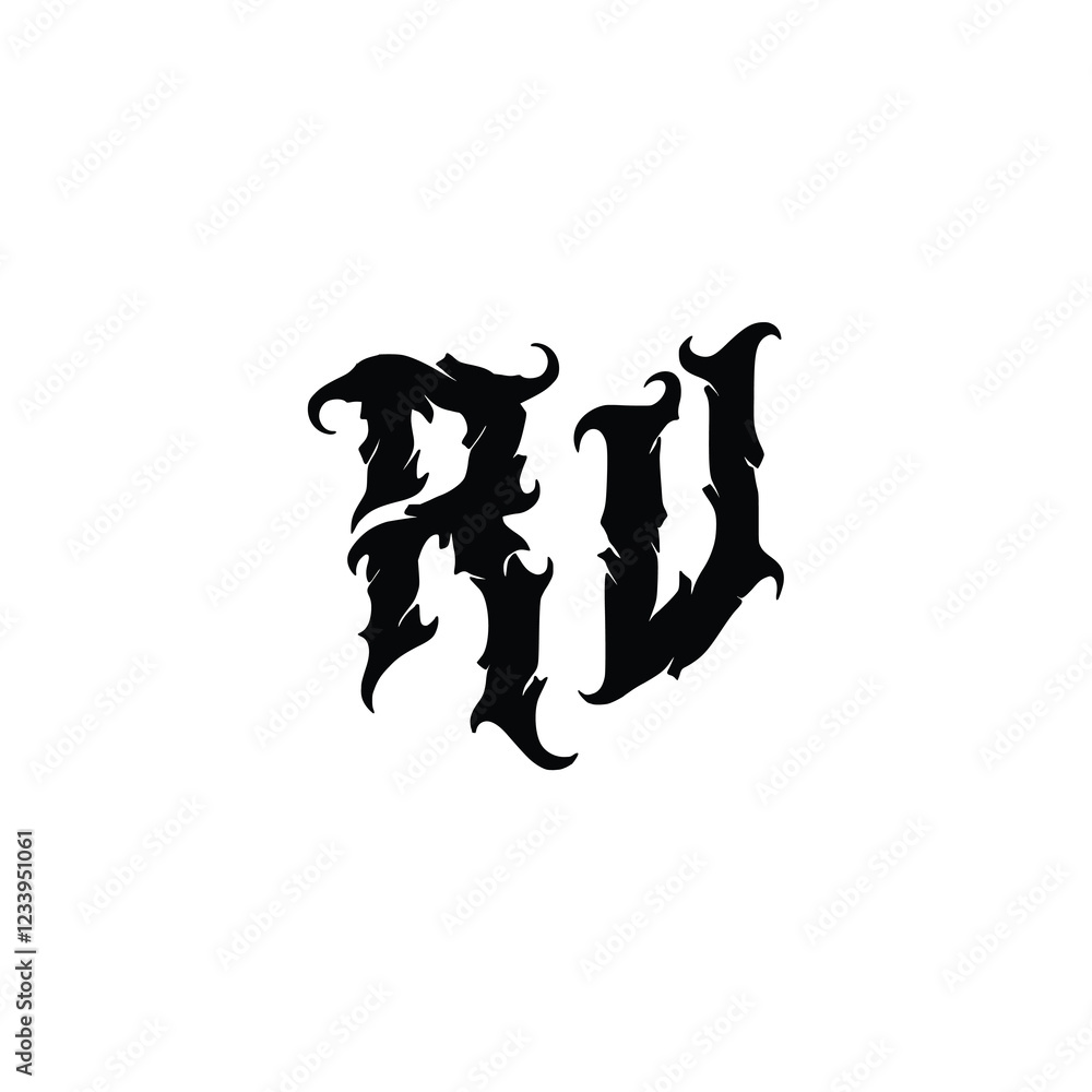 RV monogram logo design letter text name symbol monochrome logotype alphabet character simple logo RV monogram logo design letter text name symbol monochrome logotype alphabet character simple logo