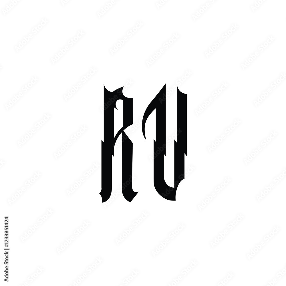 RV monogram logo design letter text name symbol monochrome logotype alphabet character simple logo RV monogram logo design letter text name symbol monochrome logotype alphabet character simple logo