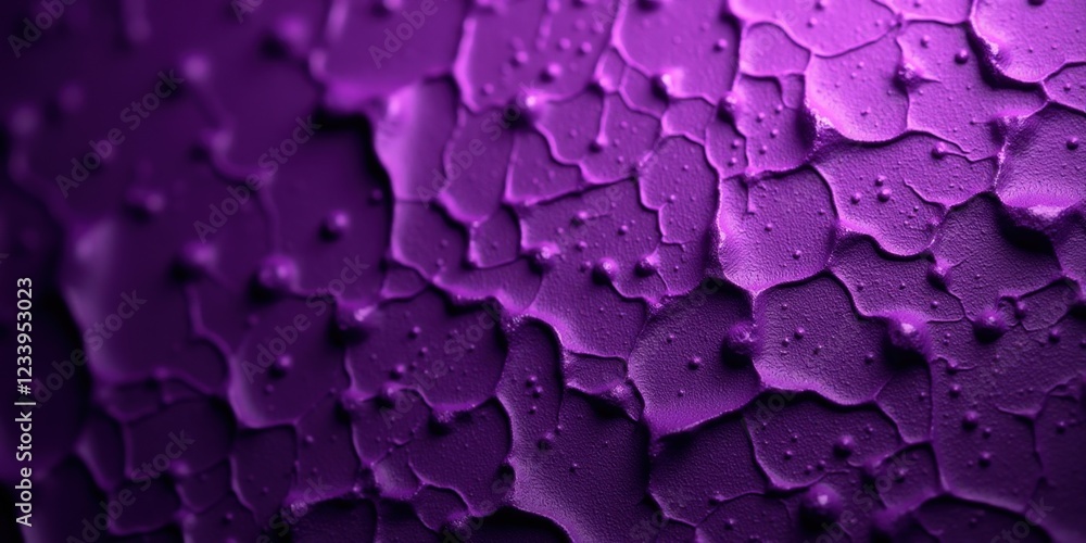 Fototapeta premium Intense layers of purple unfold in a mesmerizing dance of hues, from rich velvet darkness to soft lavender light. Each textured layer invites a touch and promises hidden depths within its intricate pa