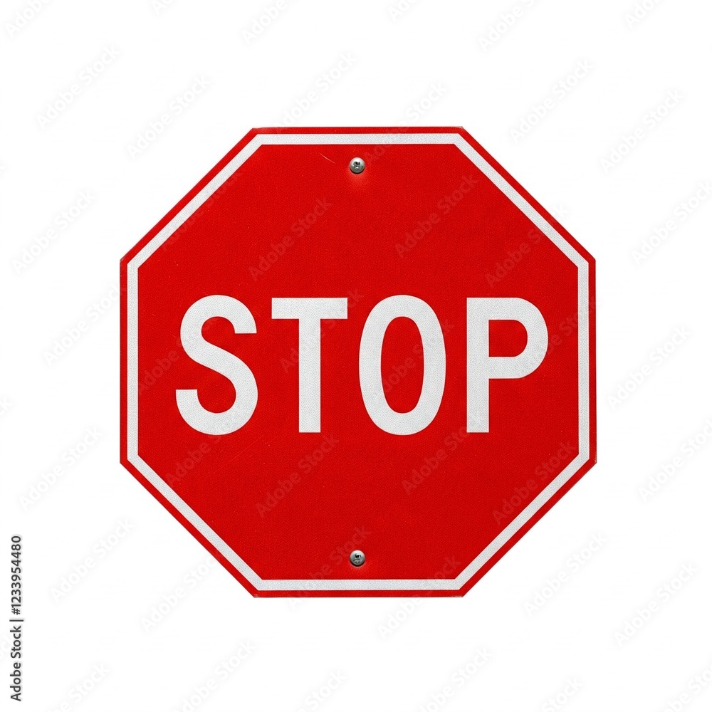 red stop sign isolated on white background road traffic sign red stop sign isolated on white background road traffic sign