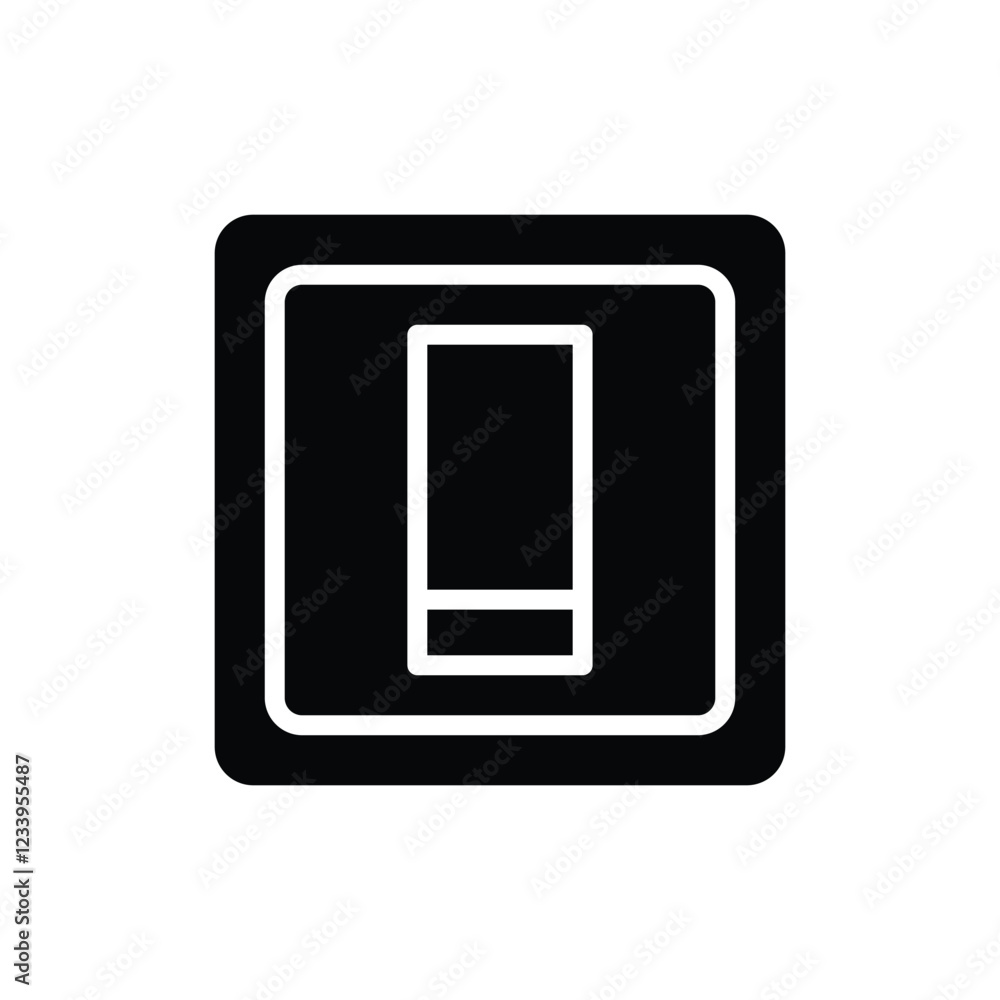 light switch icon design vector template light switch icon design vector template
