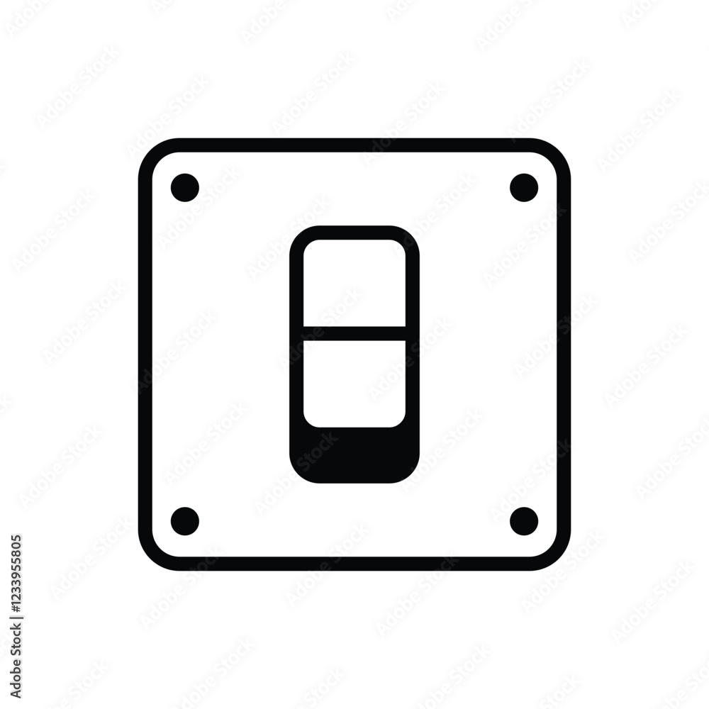 light switch icon design vector template light switch icon design vector template