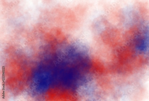 Abstract colorful background. Purple blue red white background with smoke cloud copy space for design. Web banner.