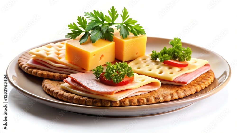 Savory Crackers with Swiss and Smoked Turkey Savory Crackers with Swiss and Smoked Turkey