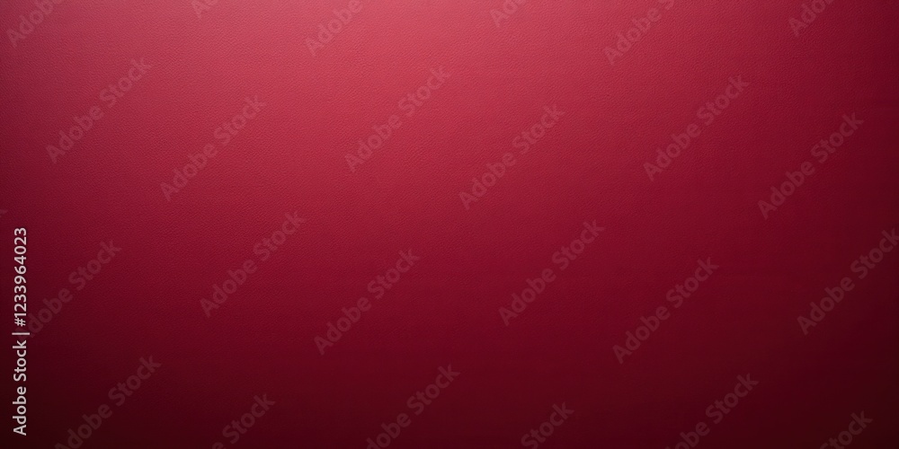 Obraz premium A close-up of vivid red leather showcases its sleek, glossy finish, highlighting an intense, velvety texture that exudes luxury and elegance in every detail