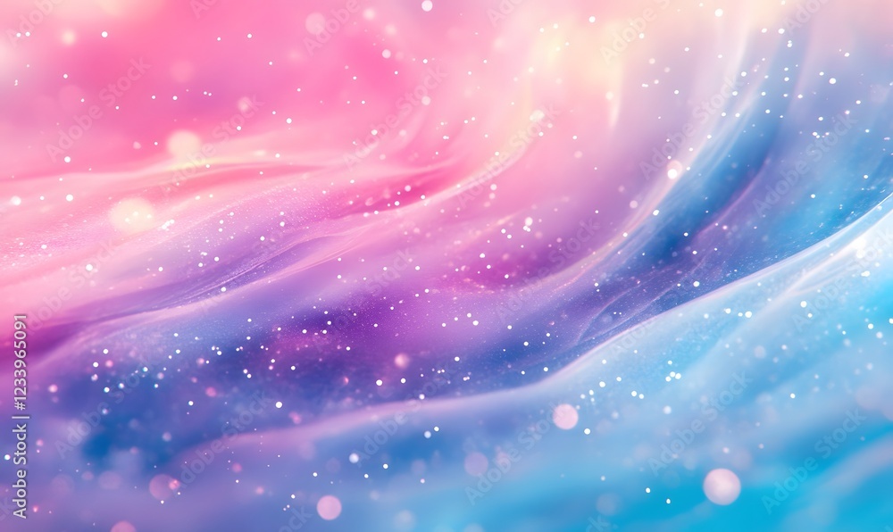 Obraz premium Abstract pastel wave background, sparkly texture, website design